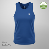 Hakan Bamboo Men’s Blue Vest | Comfortable & Anti-Bacterial