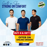 Hakan Men’s Bamboo T-Shirt | Ultra-Soft & Breathable | Buy 4 Get 1 Free