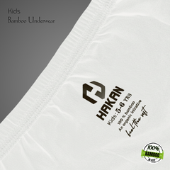 Hakan Kids White Bamboo Bottoms | Light, Soft & Planet-Friendly
