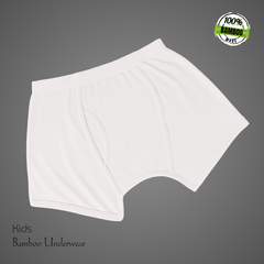 Hakan Kids White Bamboo Bottoms | Light, Soft & Planet-Friendly