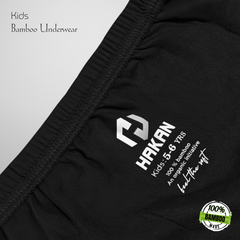 Hakan Bamboo Kids Black Bottoms | Ultra-Soft & Eco-Friendly Innerwear