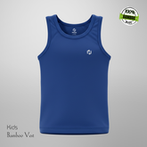 Hakan Bamboo Kids Blue Vest | Comfortable & Anti-Bacterial