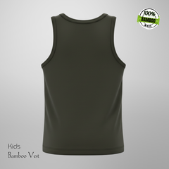 Hakan Bamboo Kids Green Vest | Lightweight & Sustainable