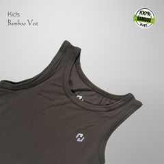 Hakan Bamboo Kids Green Vest | Lightweight & Sustainable