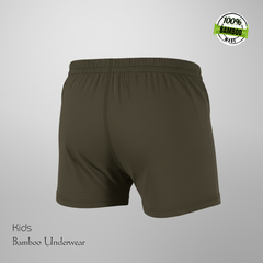 Hakan Bamboo Kids Green Bottoms | Lightweight & Sustainable Innerwear