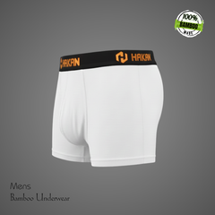 Hakan Bamboo Men’s Soft White Brief Boxer | Breathable & Stretch Fit