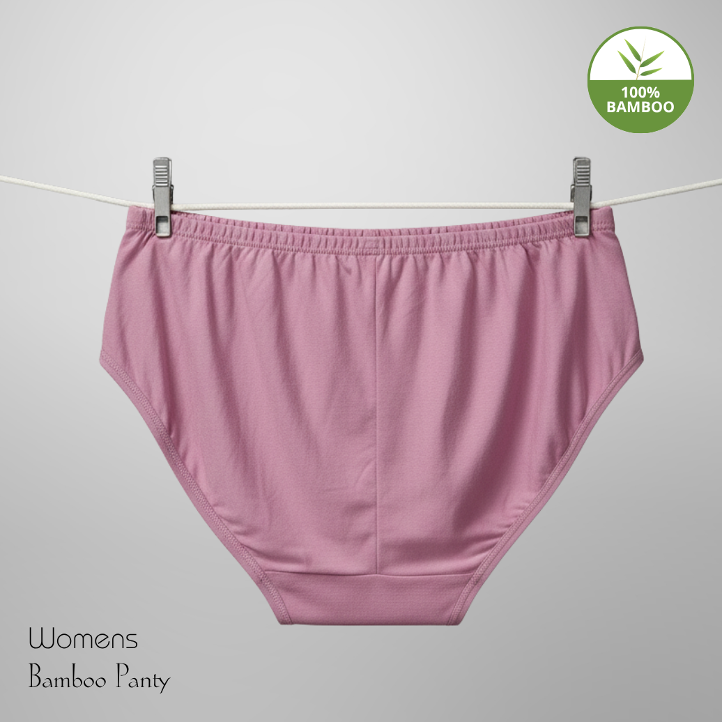 Hakan Bamboo Women’s Pink Panty | Eco-Friendly, Stretchable, and Breathable Innerwear