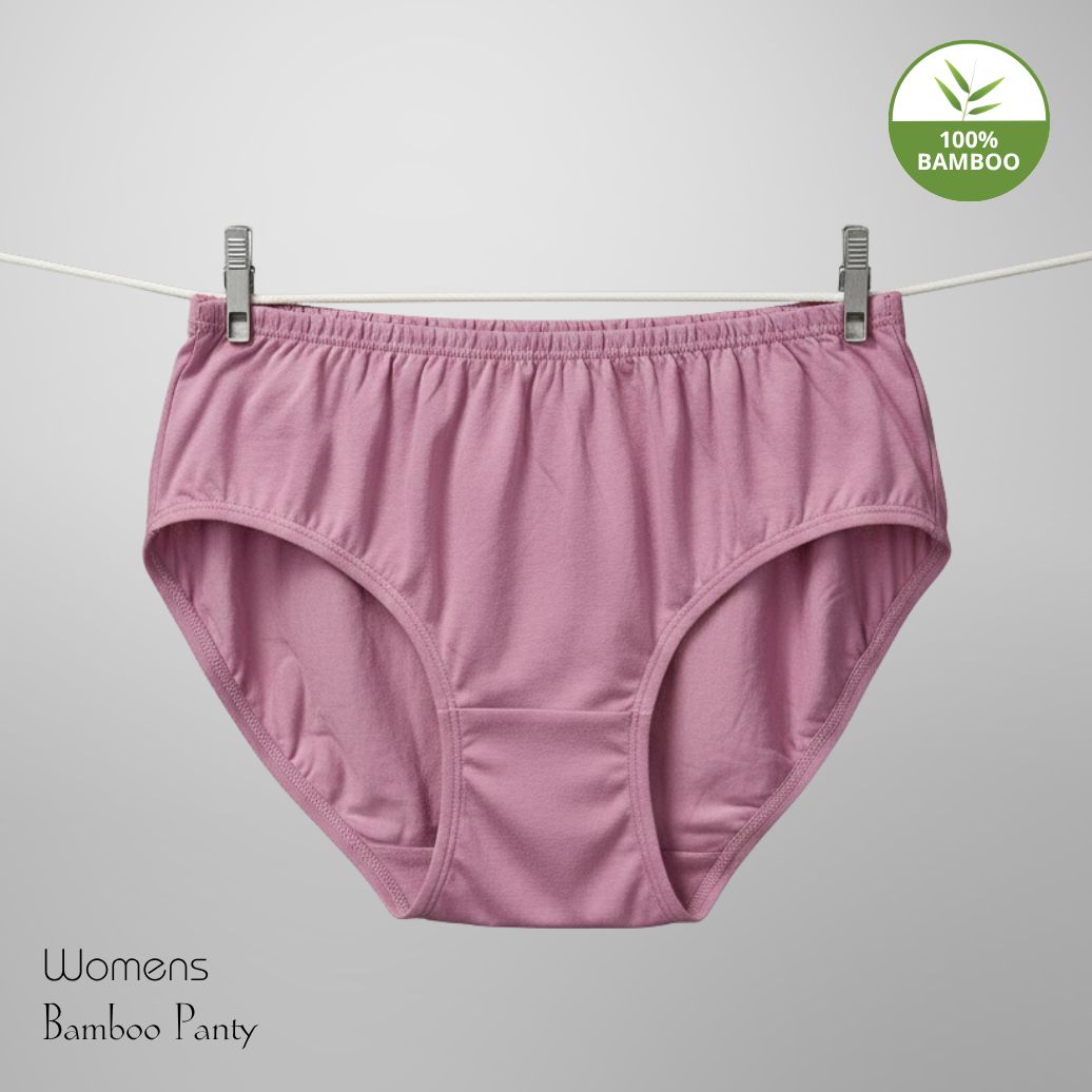 Hakan Bamboo Women’s Pink Panty | Eco-Friendly, Stretchable, and Breathable Innerwear