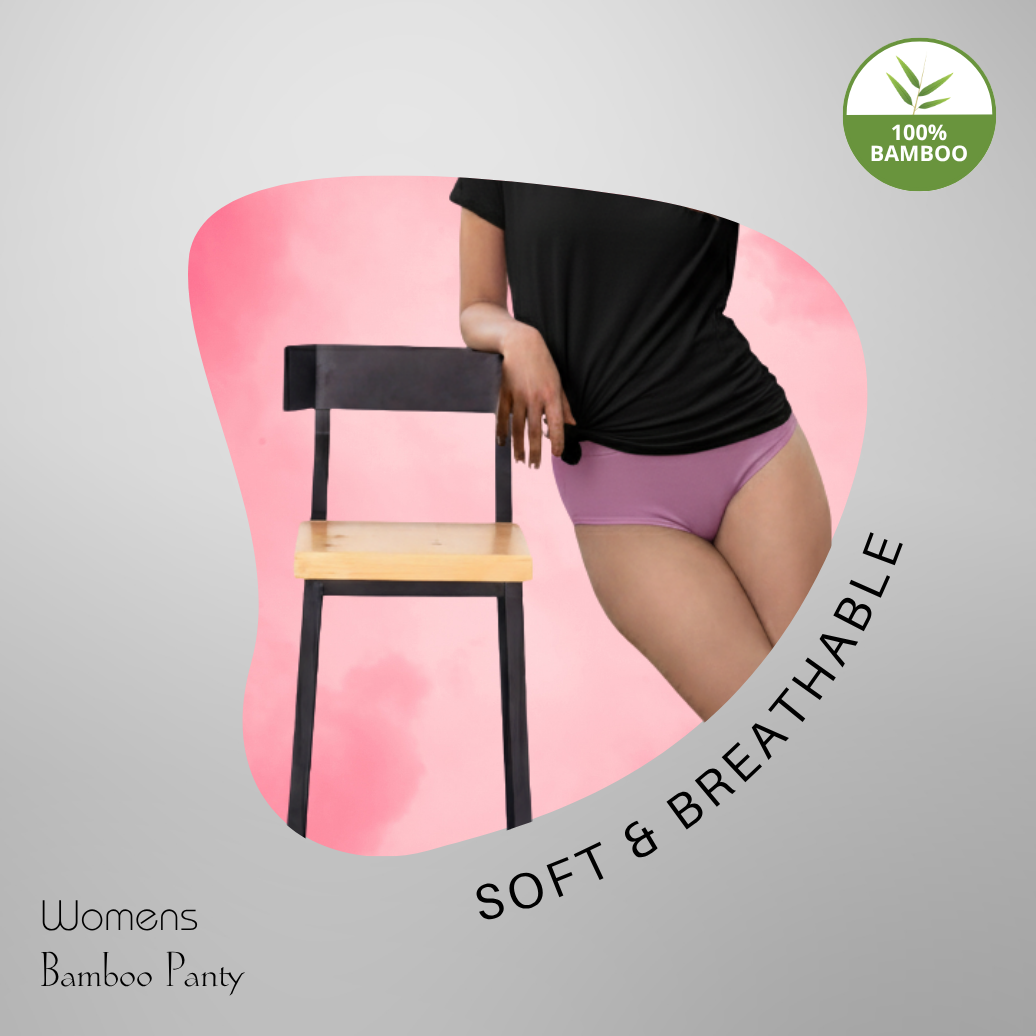Hakan Bamboo Women’s Pink Panty | Eco-Friendly, Stretchable, and Breathable Innerwear