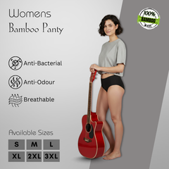 Hakan Women’s Bamboo Panty | Stretchable | Wrinkle-free fit| Buy 4 Get 1 Free