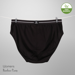 Hakan Bamboo Women’s Black Elastic Panty | Smooth Elastic Waistband, Ultra Comfort & Perfect Fit