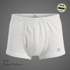 Hakan Kids White Bamboo Bottoms | Light, Soft & Planet-Friendly