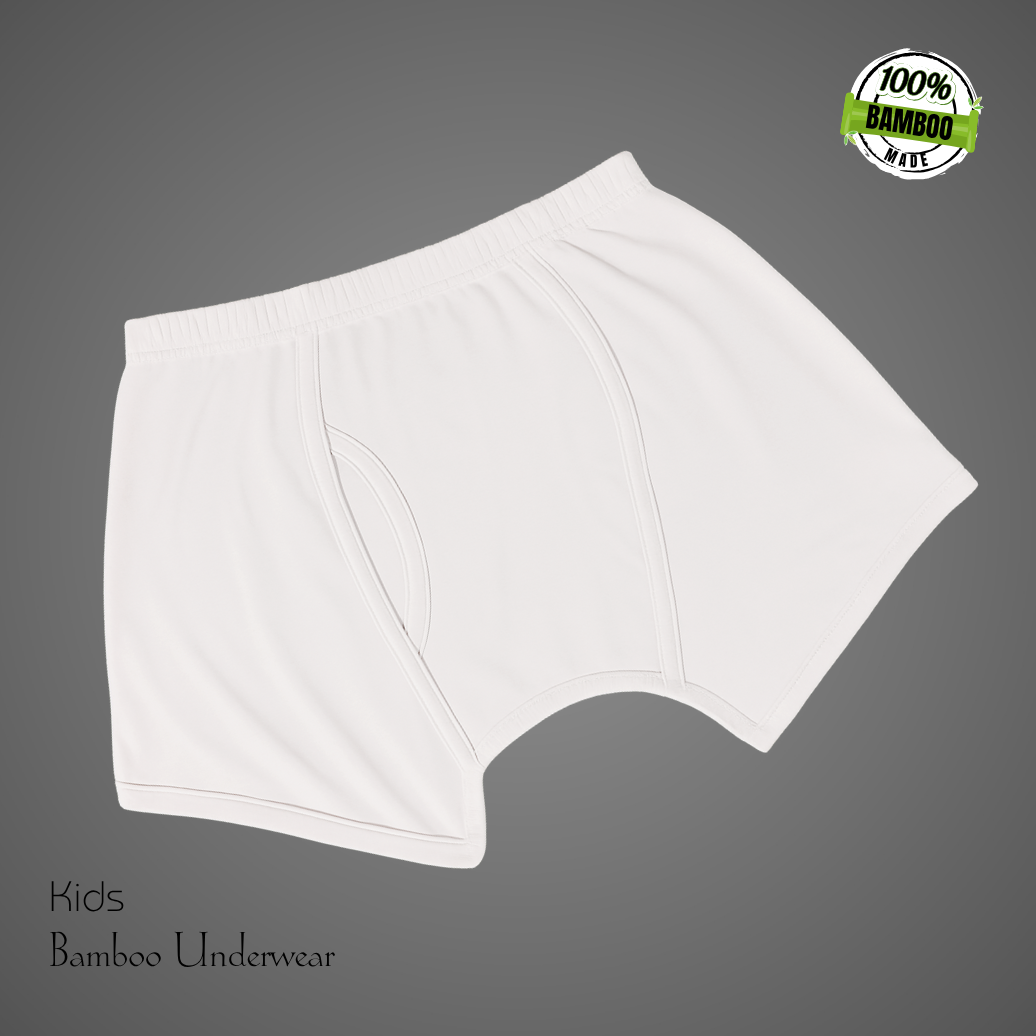 Hakan Kids White Bamboo Bottoms | Light, Soft & Planet-Friendly