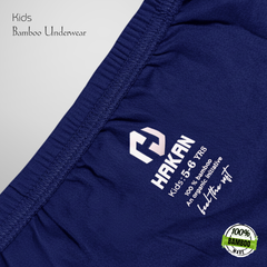 Hakan Bamboo Kids Blue Bottoms | Comfortable & Anti-Bacterial Undershorts