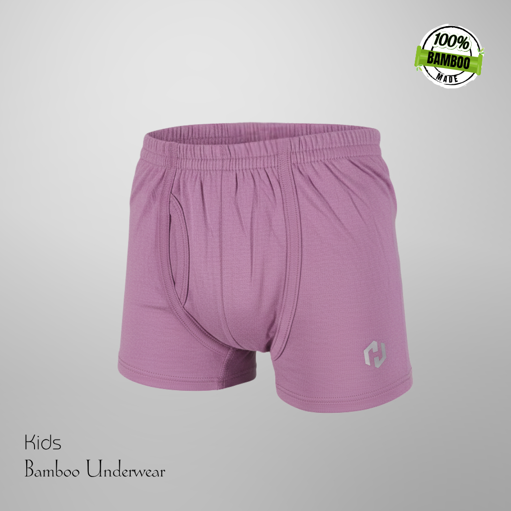 Hakan Bamboo Kids Pink Bottoms | Gentle, Soft & Sustainable Innerwear