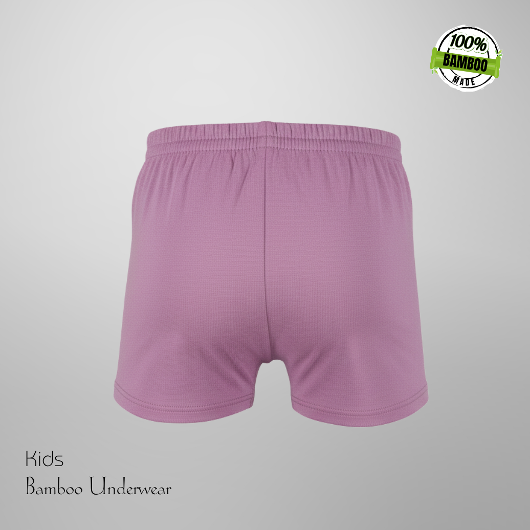 Hakan Bamboo Kids Pink Bottoms | Gentle, Soft & Sustainable Innerwear
