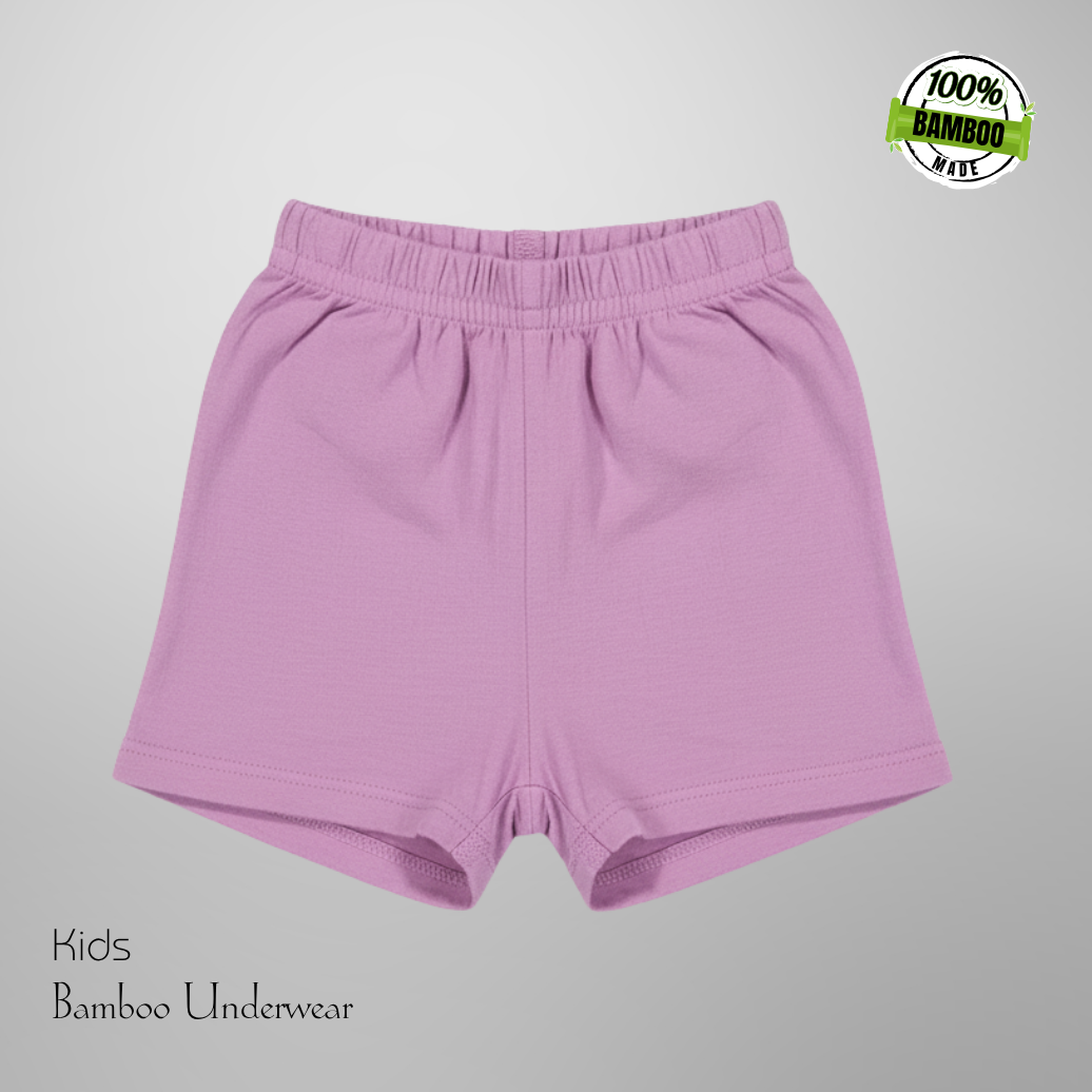 Hakan Bamboo Kids Pink Bottoms | Gentle, Soft & Sustainable Innerwear