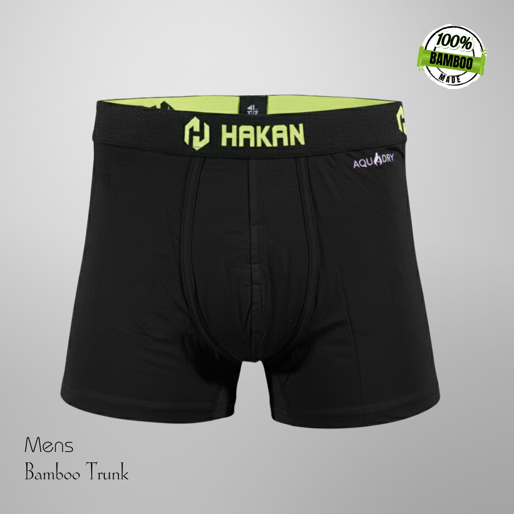 Hakan Bamboo Men’s Seamless Black Brief Boxer | Ultra-Soft