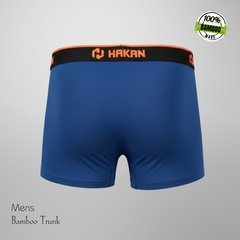 Hakan Bamboo Men’s Cooling Blue Brief Boxer | Anti-Odor Fabric