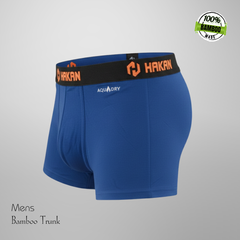 Hakan Bamboo Men’s Cooling Blue Brief Boxer | Anti-Odor Fabric