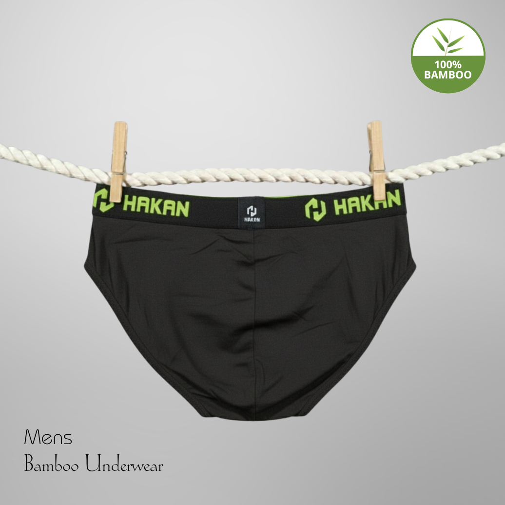 Hakan Bamboo Men’s Black Underwear | Lightweight & Sustainable Comfort