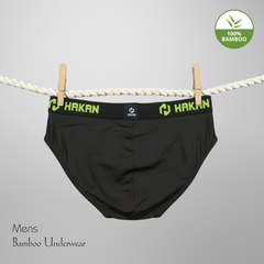 Hakan Bamboo Men’s Black Underwear | Lightweight & Sustainable Comfort