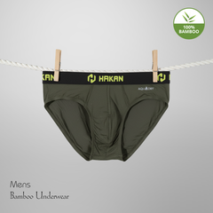 Hakan Bamboo Men’s Green Underwear | Lightweight & Sustainable Comfort